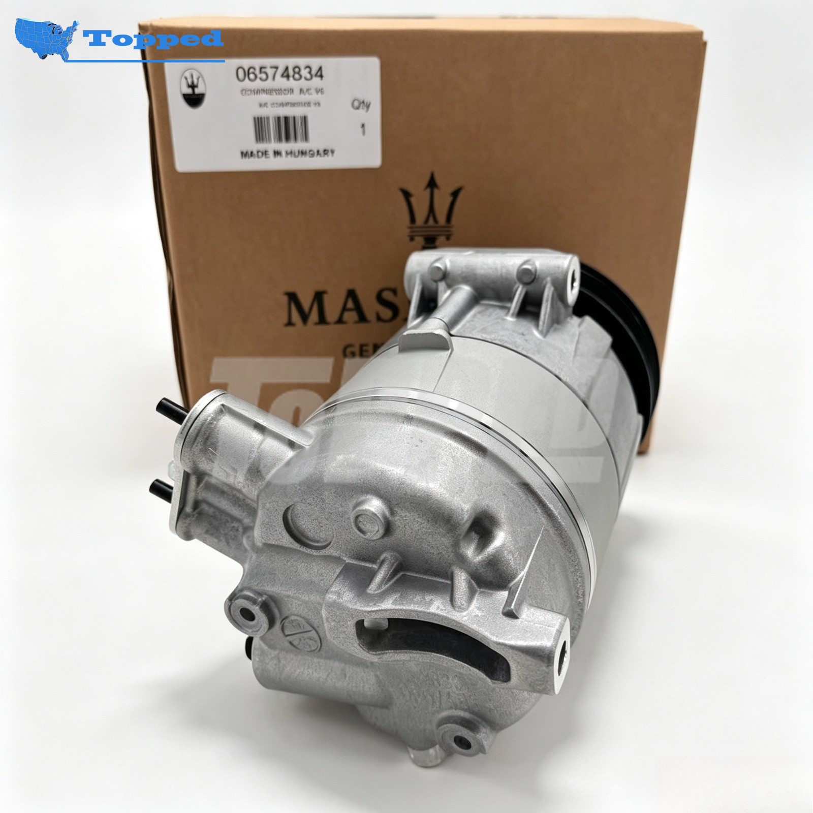 Maserati Ghibli Diesel 2016-2024 Compressor with bracket P/N 06574834
