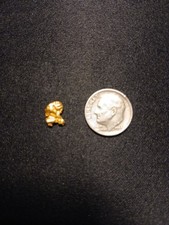 AUSTRALIAN NATURAL GOLD NUGGET 1.12 GRAMS HIGH PURITY 4984.61 per troy oz