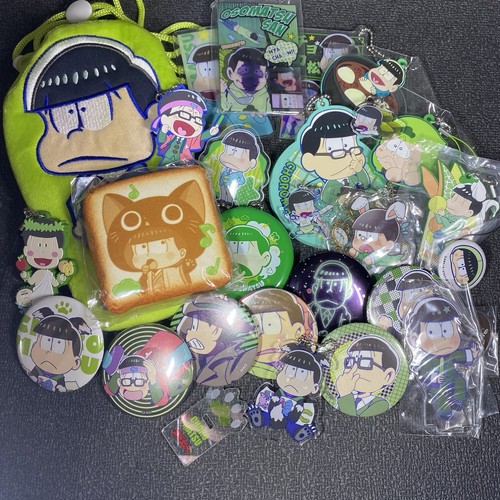 Osomatsu San Goods Lot Acryl Gummi Pins Schlüsselanhänger Charms Choromatsu