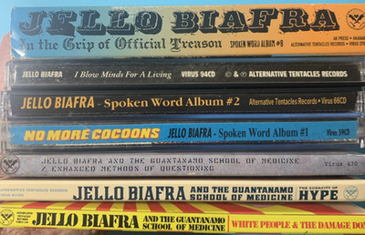 Jello Biafra 7 CD Lot - 12 Discs - VG or better - Grip/Blow/High/Cocoons/Methods