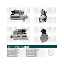 HOFFER Anlasser Starter MERCEDES-BENZ 2,0 6549061400 6549061600 A6549061400 HOFFER Anlasser Starter MERCEDES-BENZ 2,0 6549061400 6549061600 A6549061400
