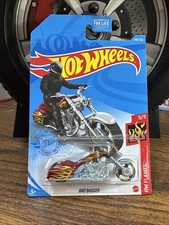 2021 Hot Wheels #248 HW Flames 5/5 BAD BAGGER Red w/Black MC3 Sp Gold Rim Wheels
