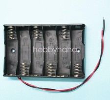 10pcs Battery Holder Box Case w/Wire 6 X AA 9V B NEW
