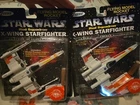 LOT OF TWO - 1998 Star Wars X-Wing Fighter Working Sound & Light - Still Sealed