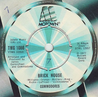 Commodores - Brick House 7 Inch Vinyl Single (7 Inch Record) (Jukebox Record)...