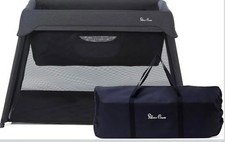 Silver Cross Slumber Sleep Go 3 in 1 Travel Cot Crib pack n play w/ Bassinet