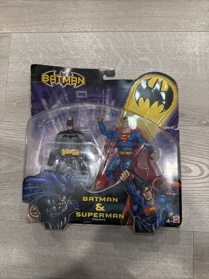 2003 Mattel DC DIRECT Batman & Superman 2 Pk DC Comics Figure SEALED DAMAGED