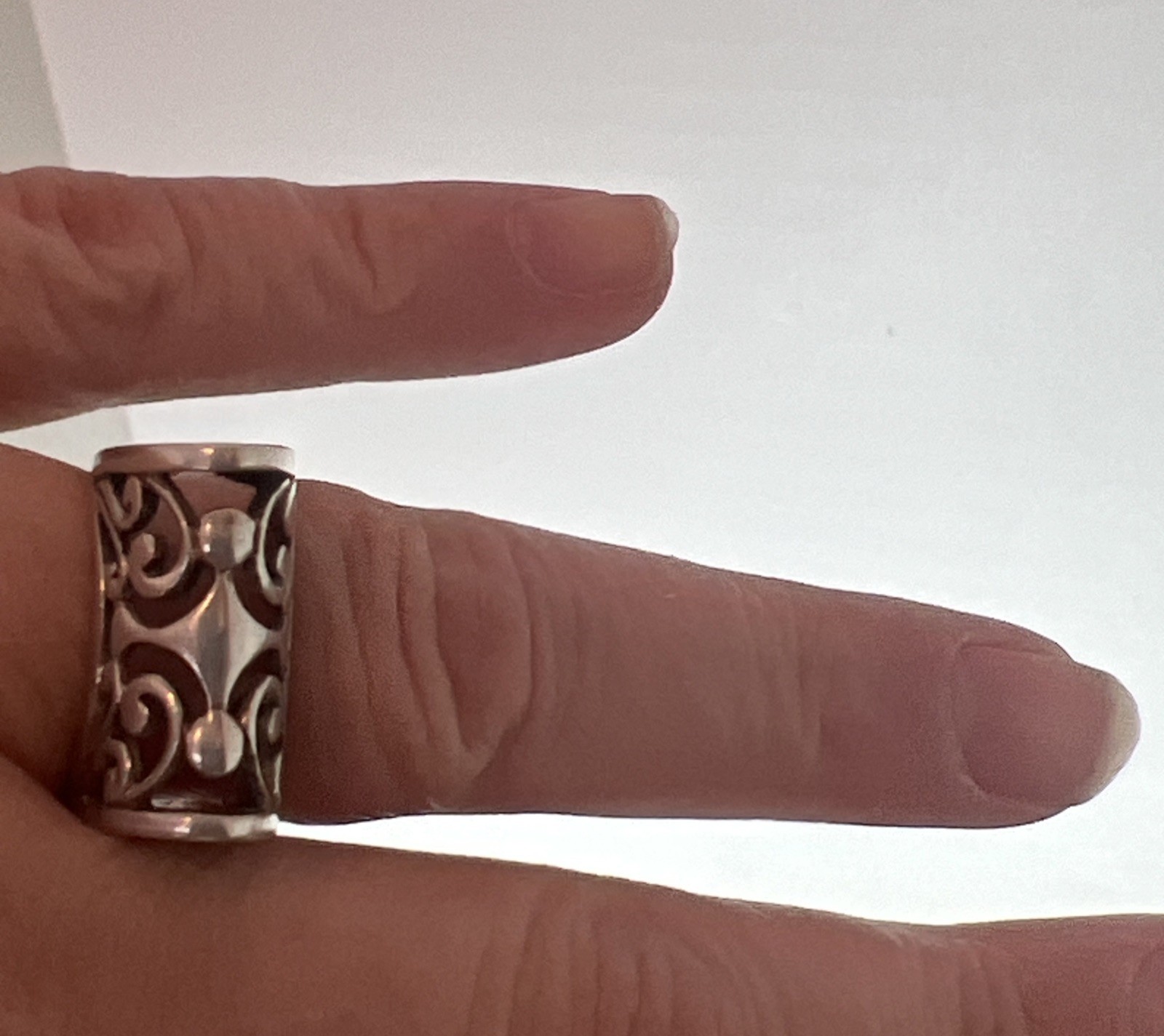 Artisan Made Solid 925 Sterling Silver Square Sha… - image 10