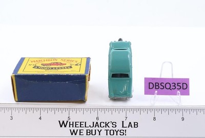 Austin A50 No. 36 MOKO Lesney Matchbox 1957 BLUE GREEN Vintage