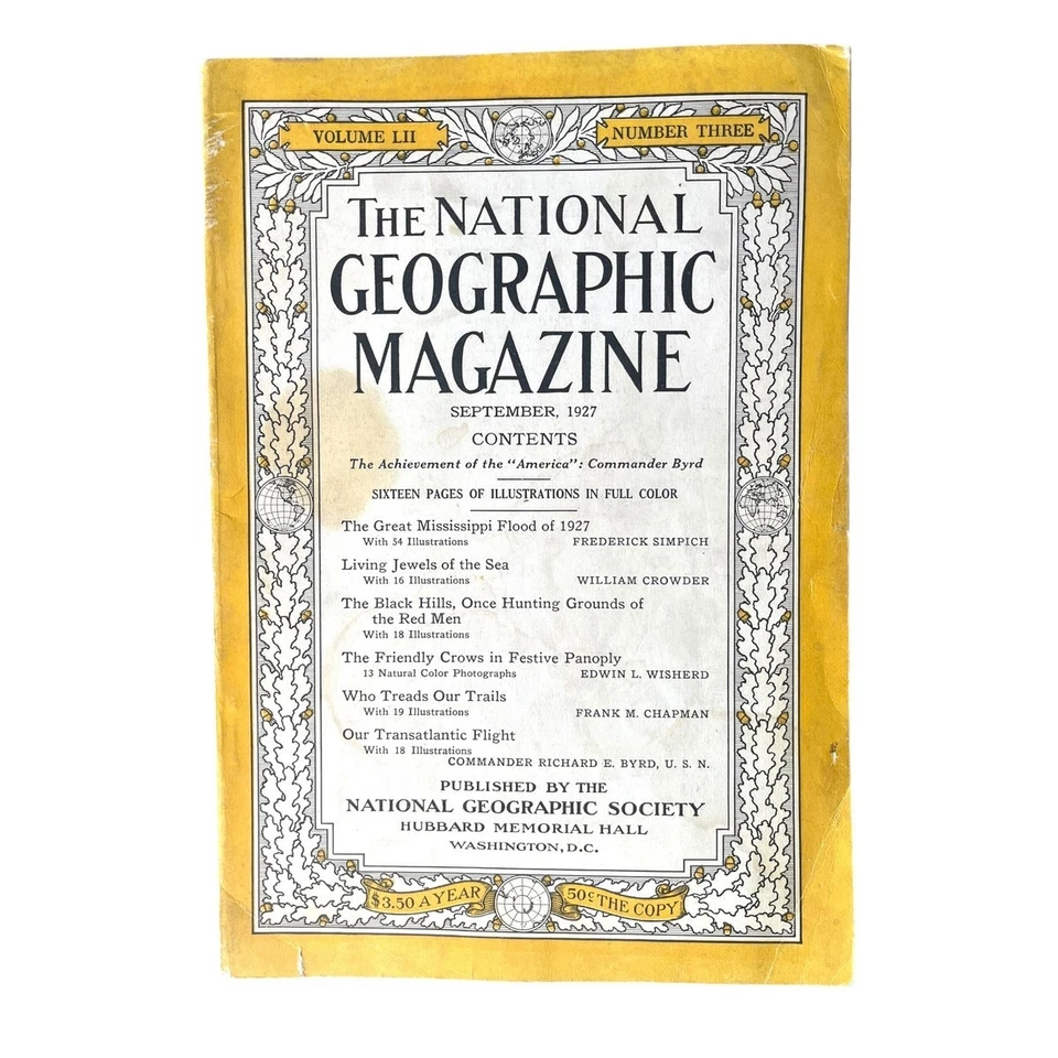 National Geographic Magazine 6 Volumes 1927 Collection - Image 2 of 4