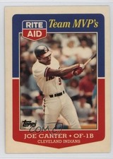 1988 Topps Rite Aid Team MVP's Box Set Joe Carter #17 1oa8