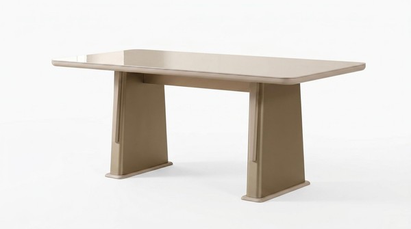 Esstisch Beige Moderner Stil Elegant Harmonisch Minimalistisch Edel-image