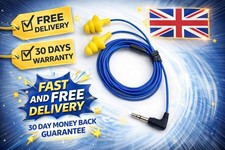 Original Plugfones Yellow - Earplug that plays Music Free P&P