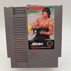 Rambo NES (Nintendo, 1988) Complete CIB No poster Circle Seal
