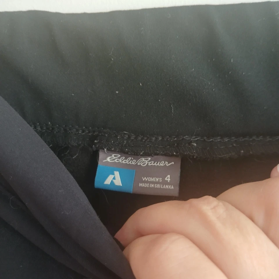 Pantalones de chándal Eddie Bauer First Ascent forrados de lana talla 4 calce regular activos Foto 3 de 4