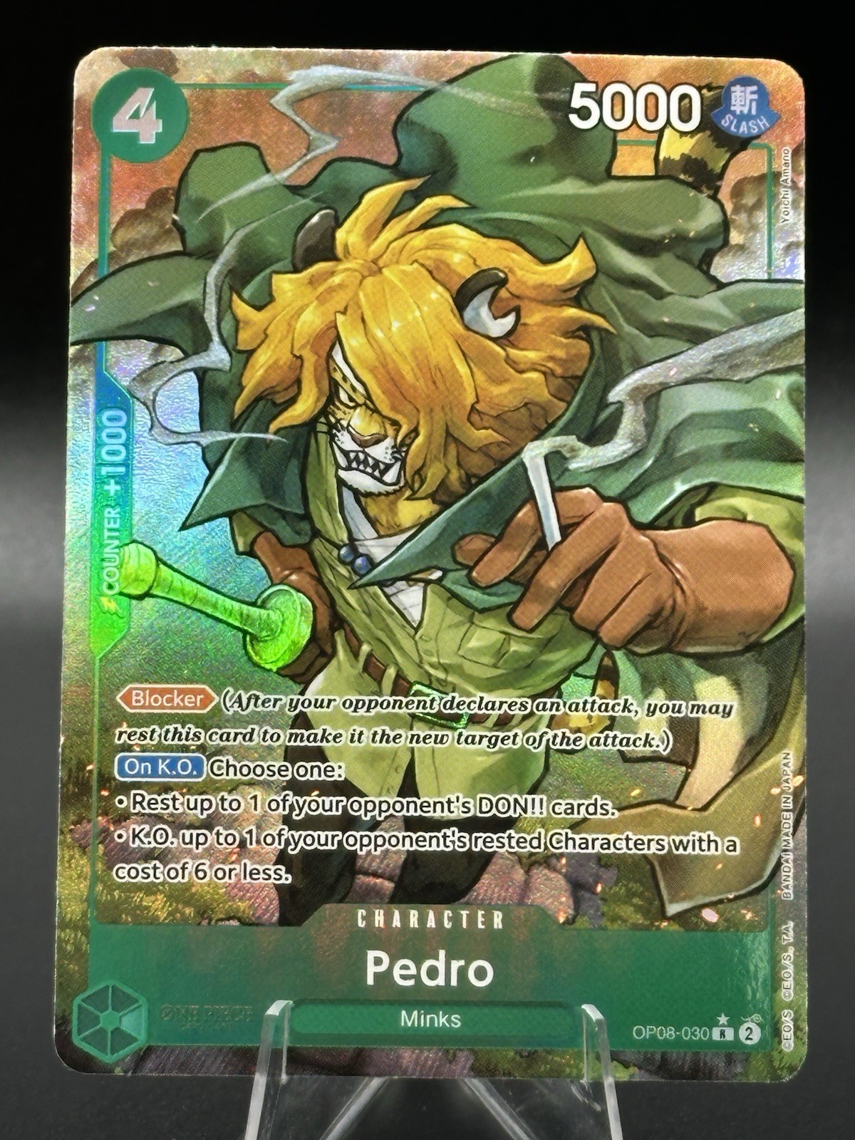 Pedro (Parallel) OP08-030 Two Legends Foil NM