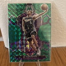 2023-24 Panini Mosaic - De'Aaron Fox #163 Green Mosaic Prizm
