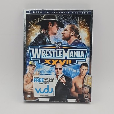 WWE Wrestlemania XXVII 27 DVD 2011 3-Disc Edition tested | eBay