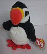 Rare Ty Beanie Babies Puffer The Puffin Birth Date November 3, 1997 