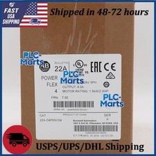 New AB 22A-D4P0N104 PowerFlex 4- 1.5 kW 2 HP AC Drive