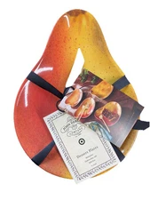 JOHN DERIAN x TARGET 4pk Melamine PEAR Shaped Dessert Plates NEW FREE SHIPPING
