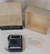 Vintage Polaroid Photoelectric Shutter 440 Dark Grey 