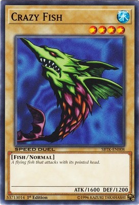 YGO SBTK-EN008 Crazy Fish SBTK-EN008 Yu-Gi-Oh