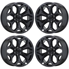 22 Dodge Ram 1500 Black Chrome Wheels Rims Factory Oem Set 2685 2722 Exchange