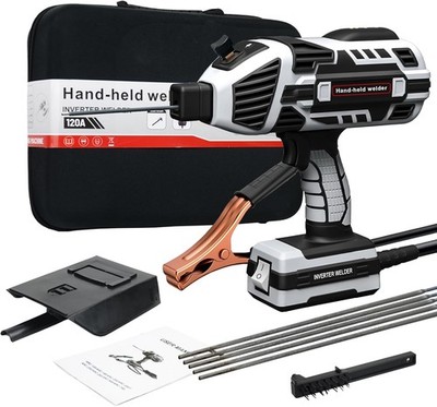 TRQWH Hand Held Welder Gun IGBT Inverter Welding Machine 110V ARC Portable Welde