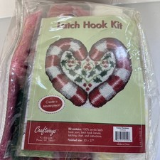 Craftways Herrschners I Love Christmas Latch Hook Kit 550023 New
