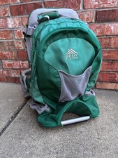 Kelty Kids Transit 3.0 Backpack Child Carrier, Green  Gray with Canopy  Pad