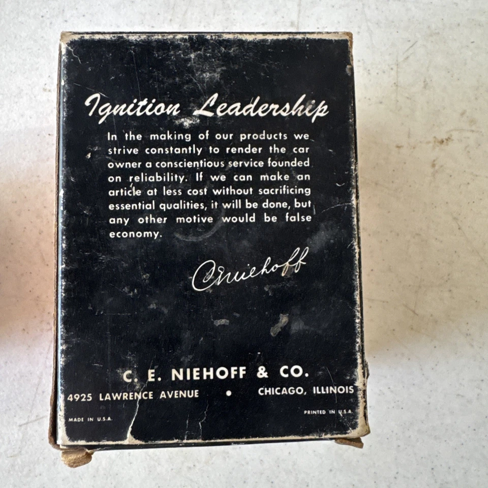 Regulador alternador de tierra negativo NOS Niehoff DR-153B de 12 voltios Foto 3 de 4