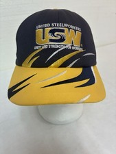 United Steelworkers Strapback Adjustable Hat Made In USA Union Made
