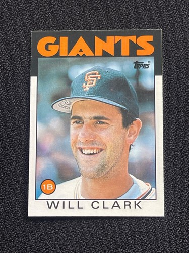 Will Clark 1986 Topps Traded Baseball San Francisco Giants