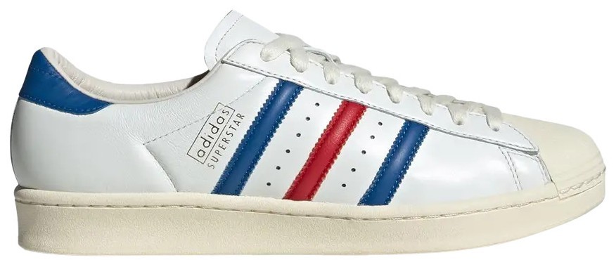 Preços baixos em adidas Superstar 80s Vintage Deluxe White | eBay