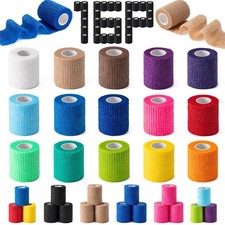 16 Pack Self Adhesive Bandage Wraps,2" X 5 Yards Elastic Bandage Wrap