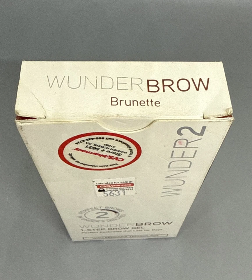 Wunder2 Wunder 2 Wunderbrow 1 Permafix STEP Brow GEL Brunette NEW IN BOX - Image 3 of 3