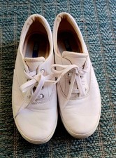 Keds WH03458M Champion Womens Leather Sneakers Sz 7 White Lace Up