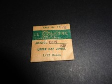 JAEGER LE COULTRE 815-311 #17 Upper Cap Jewel KIF Watch Part NOS