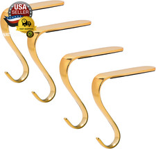 Christmas Stocking Holders Xmas Fireplace Hanger Hooks Holiday Mantel Garland Cl