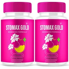 (2 Pack) Stomax Gold Digestive Support Supplement StomaxGold (120 Capsules)