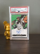 2021 Topps Inception - LUIS ROBERT Auto #RESA-LR Green /125 White Sox PSA 9