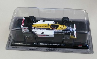 De Agostini 124 Williams Fw11b F1 Collection Nelson Pique gebraucht