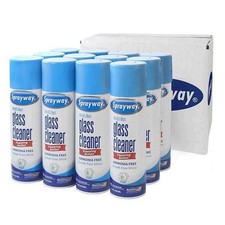 SprayWay Glass Cleaner with Foaming Spray for Streak-Free 15 oz pack of 12
