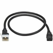 Eaton P036-EN4 Pdu Power Cord C19 To P-lock Lite C20 - 20a 250v 12 Awg 4 Ft.