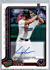 2025 Topps Pro Debut - Casey Cook #PD-188 Autographs (AU, RC)