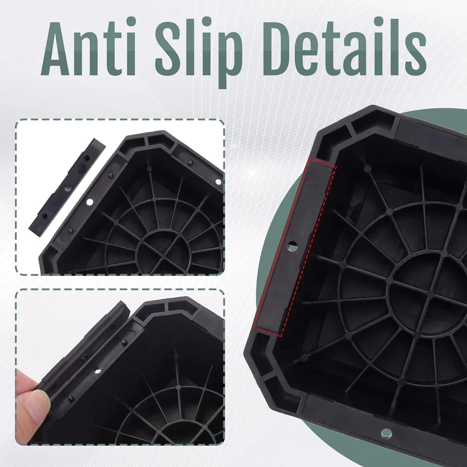 BTSD-Elevadores para muebles para el hogar Elevadores de cama de 3 pulgadas Silla de cama ajustable de alta resistencia Nuevo Foto 4 de 4