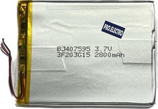 Tablet Battery BJ407595 3.7V 2800mAh 75x95mm 