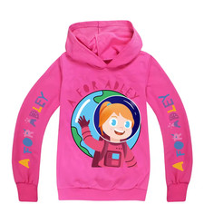 A for Adley Hoode Spring Girls Pullovers Kids Cotton Hoodie Sweatshirt 9-10 NWT