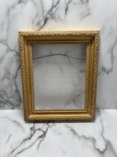 Vtg Gold Tone Ornate Photo/ Picture Frame Holds 8  X 10   Frame Only